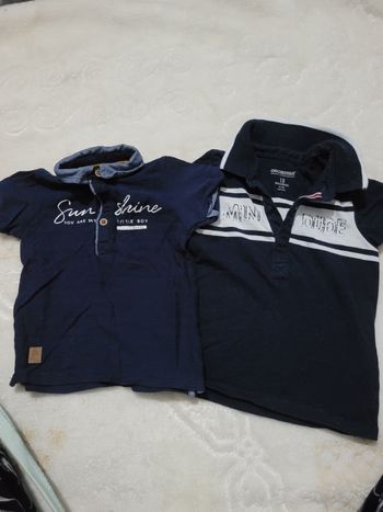 Deux polo taille 12 mois et 18 mois