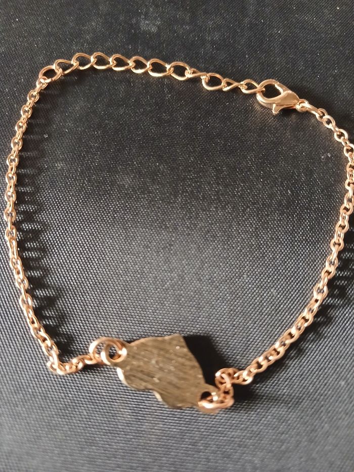 Bracelet avec cœur beige - photo numéro 6