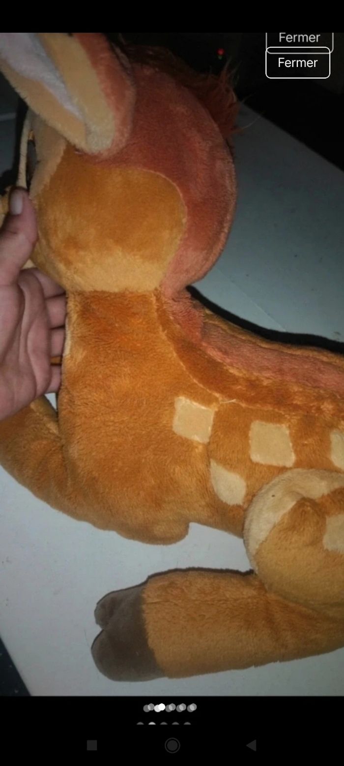 Très belle peluche Bambi p4 - photo numéro 2