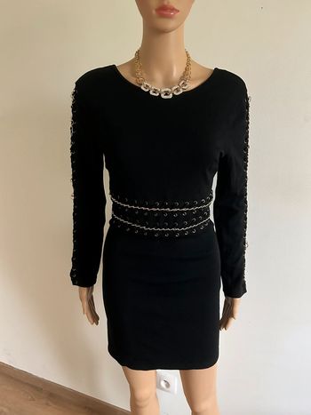 Robe noire et dorée NaaNaa taille US 10 jamais portée