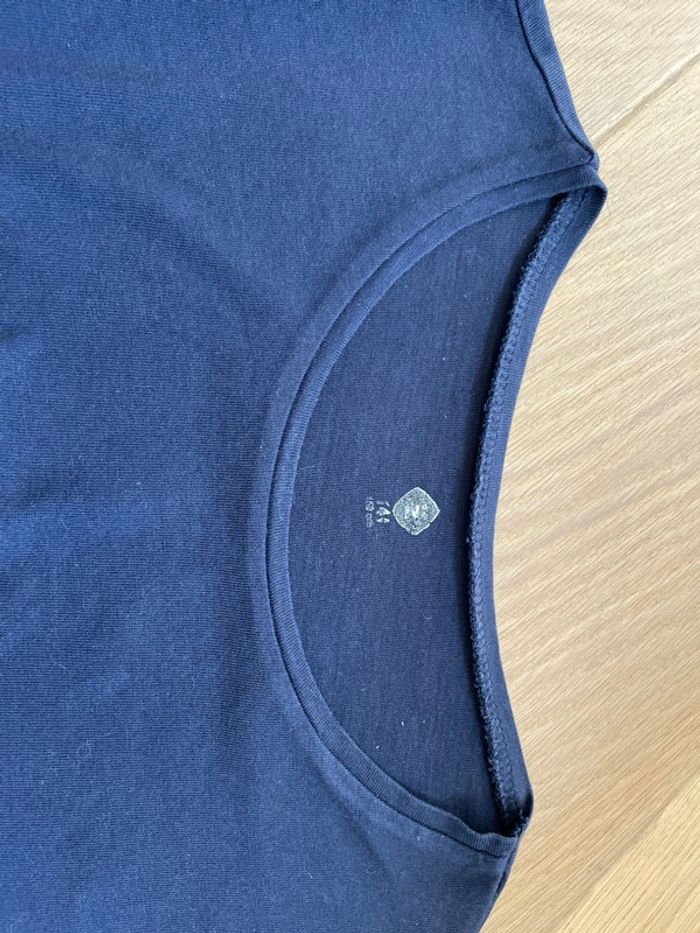 T-shirt ML marine - Z - 14ans - photo numéro 3