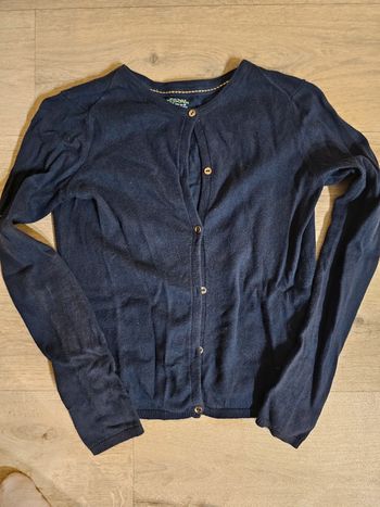 Gilet bleu marine kiabi