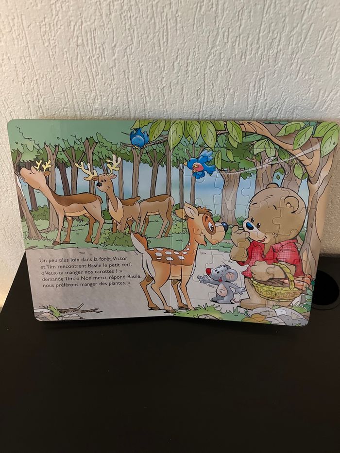 Livre  puzzle Victor dans la forêt - photo numéro 2
