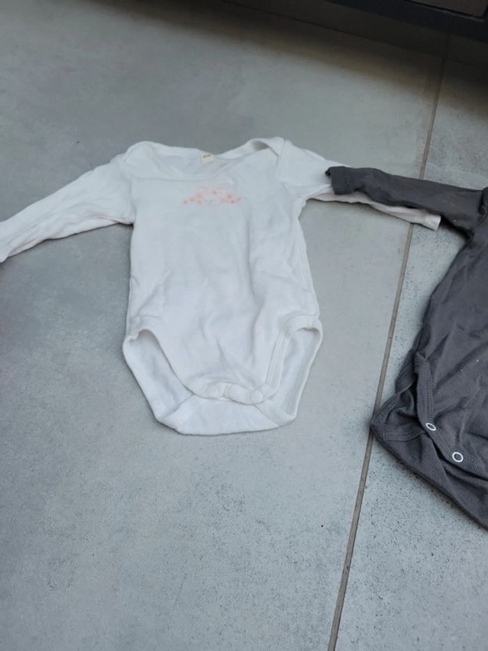 Lot bodies 3 mois bébé fille manche longue - photo numéro 3
