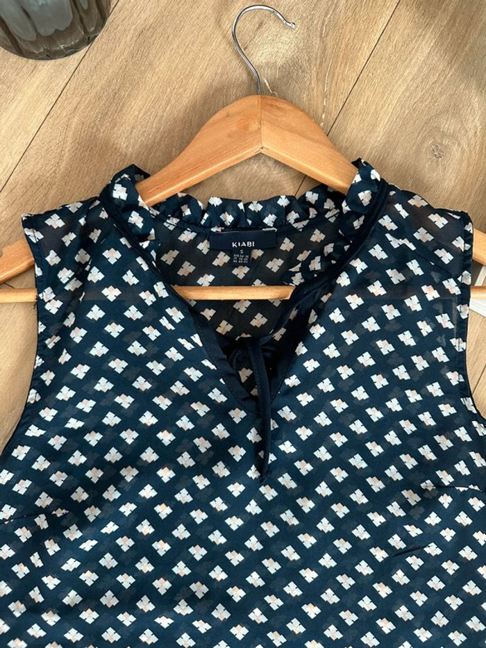 Blouse bleue • Kiabi • 36 - photo numéro 5