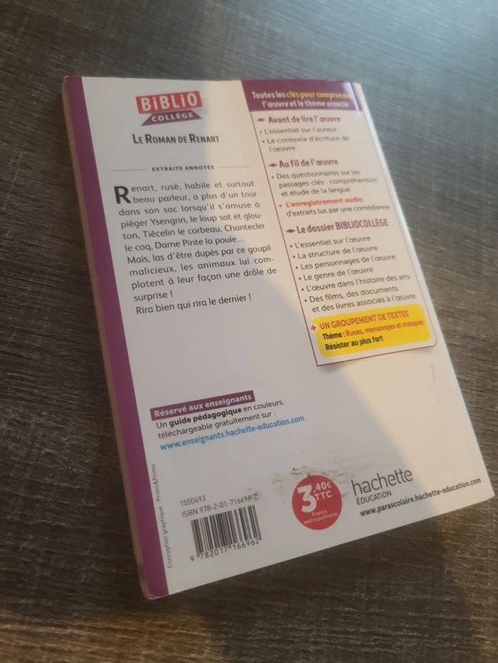 Livre le roman de renart - photo numéro 3