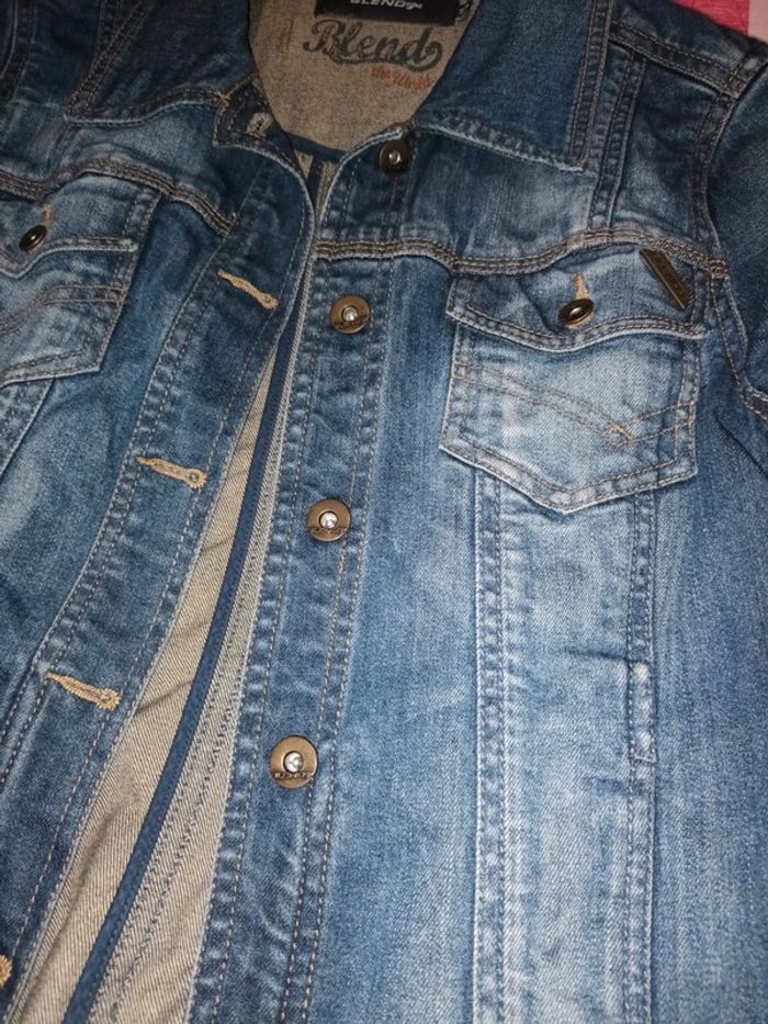 Veste en jeans taille 38 🚺 - photo numéro 6