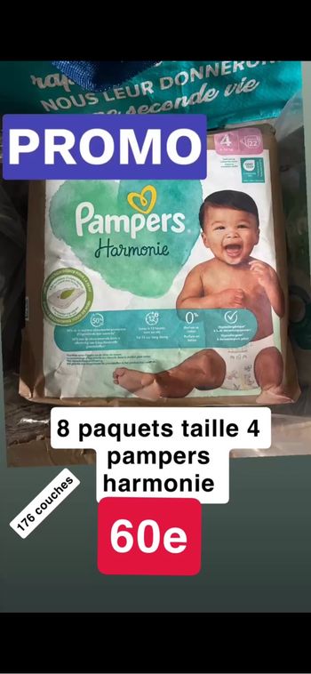 pampers harmonie taille 4
