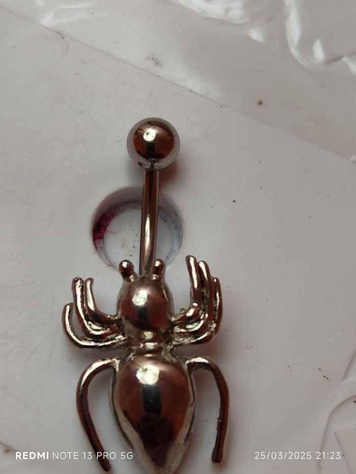 Piercing nombril araignée neuf - photo numéro 3