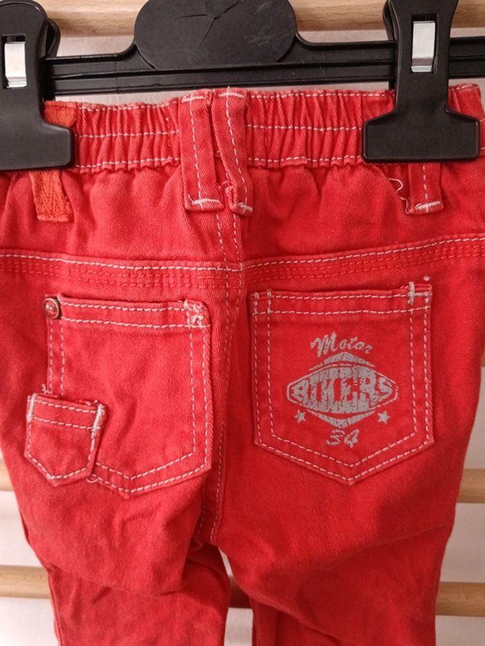 Pantalon premaman rouge biker - photo numéro 4
