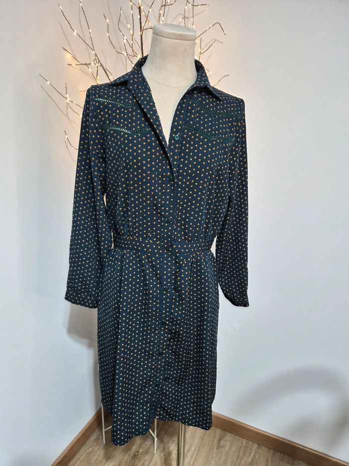 Robe Les Petites Paris – Modèle EVA – Imprimé pois - photo numéro 2