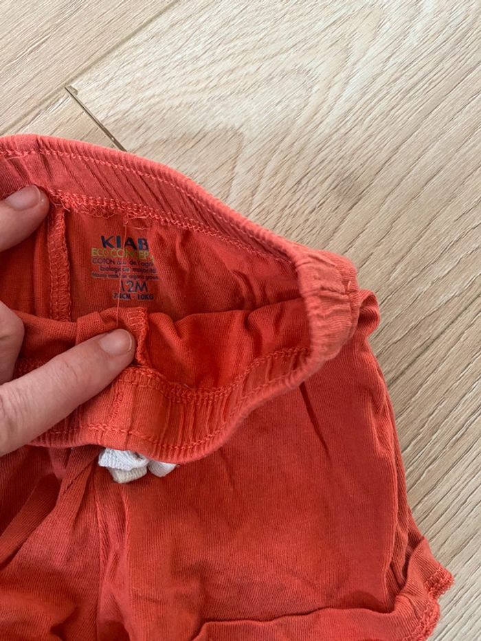 Lot de 2 shorts kiabi 12 mois - photo numéro 3