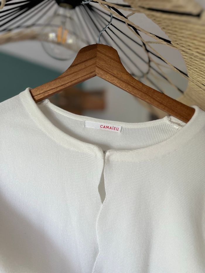Cardigan Blanc Camaïeu – Chic, Classique & Indispensable - photo numéro 10