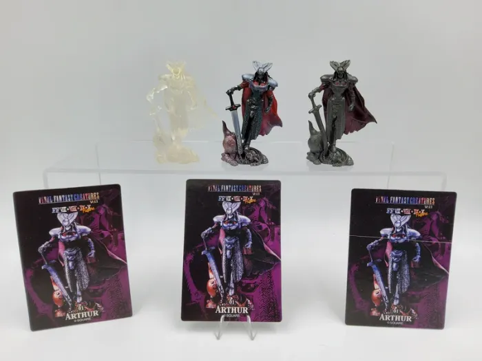 3 Figures Final Fantasy Creatures Vol.1 – Knights of the Round Full Color & Metallic & Clear