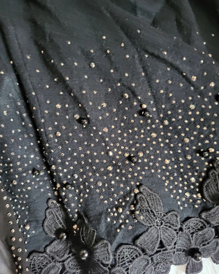 Lot 2 ponchos et un gilet festifs strass L/XL - photo numéro 15