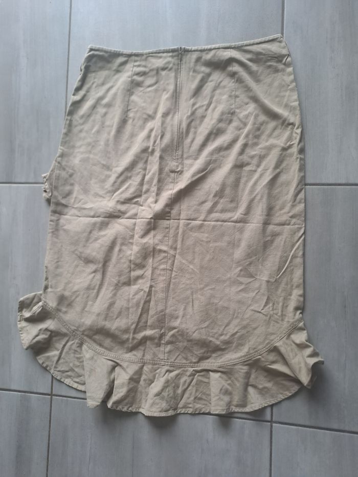Jupe Asymétrique kaki 3 Suisses Taille 42 - photo numéro 9