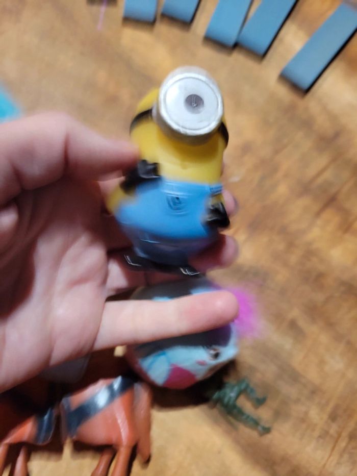 Gros lot Jouet toupie personnage mignon peluche mini lapin - photo numéro 7