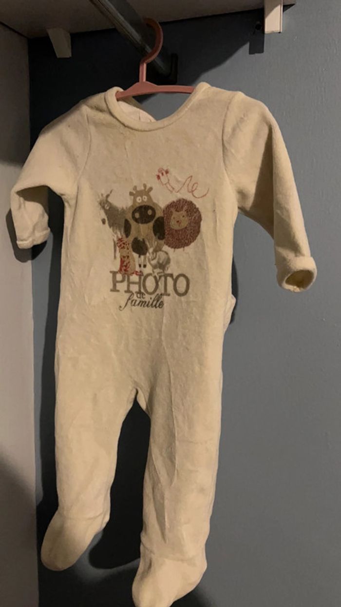 Pyjama velours bébé