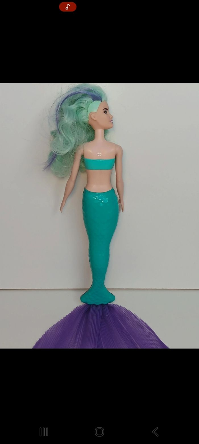Poupée mattel Barbie Sirène Color Reveal Série 7 gtp43
Poupée et ensemble compris - photo numéro 7