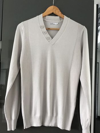 Pull léger encolure originale 100% coton