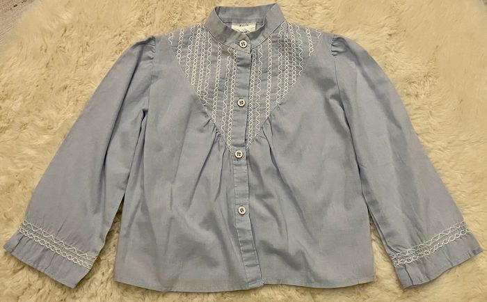 Chemisier bleu 3 ans