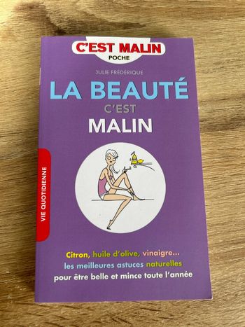 Livre « La beauté c’est malin » Julie Frédérique