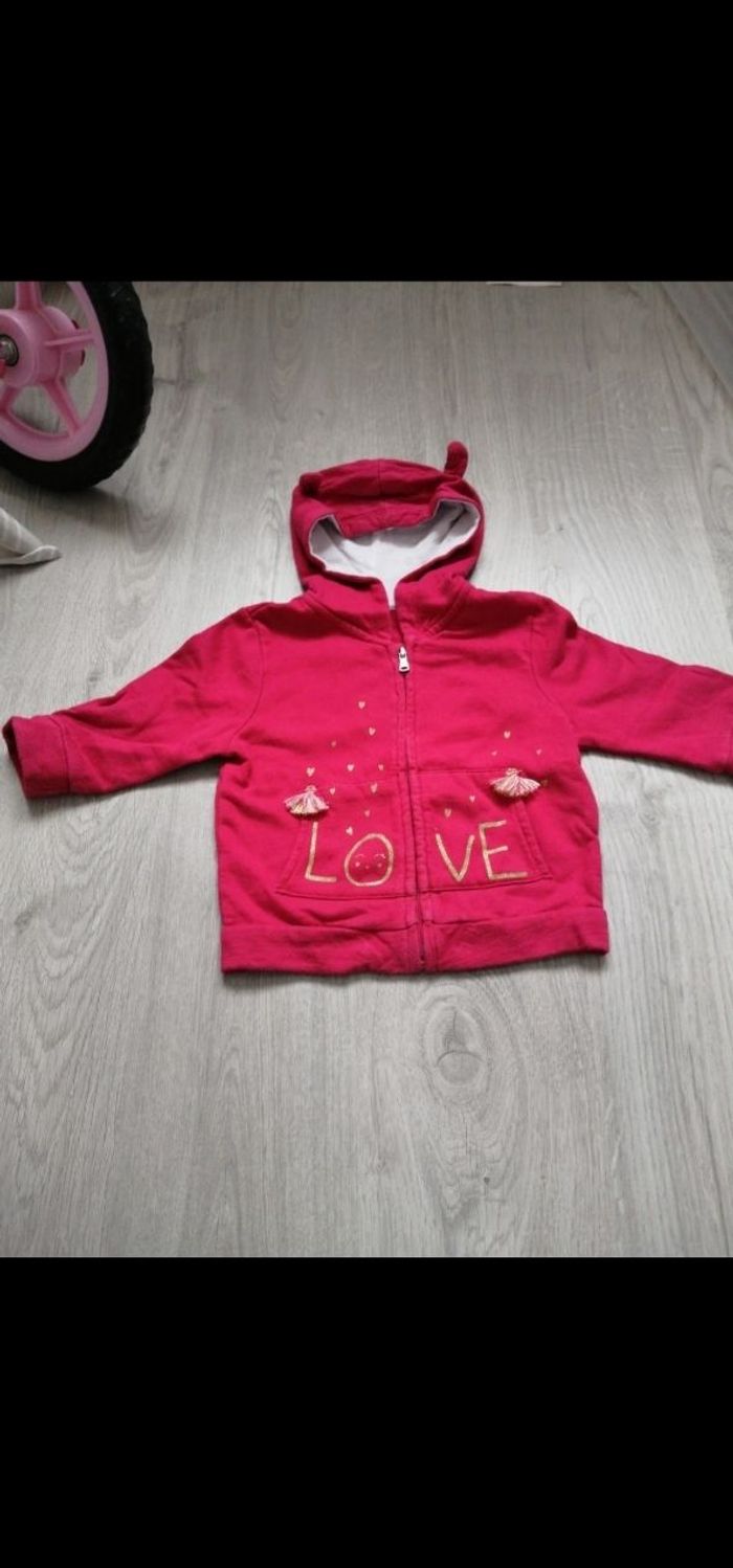 Veste fille 12 mois