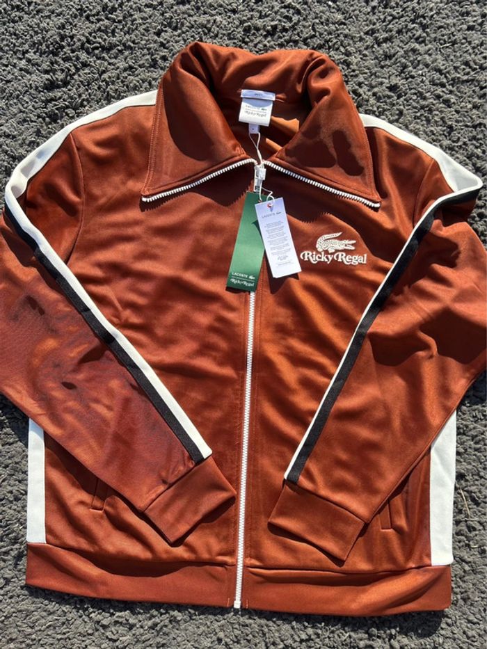 Ensemble jogging Lacoste Ricky Regal M - Marron - photo numéro 2