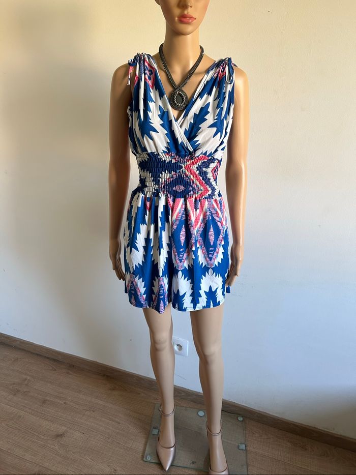 Combishort multicolore neuf sans manches taille XL/XXL (taille petit) - photo numéro 3