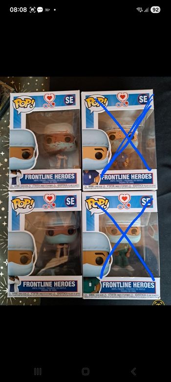 Lot de pop Frontline Heroes