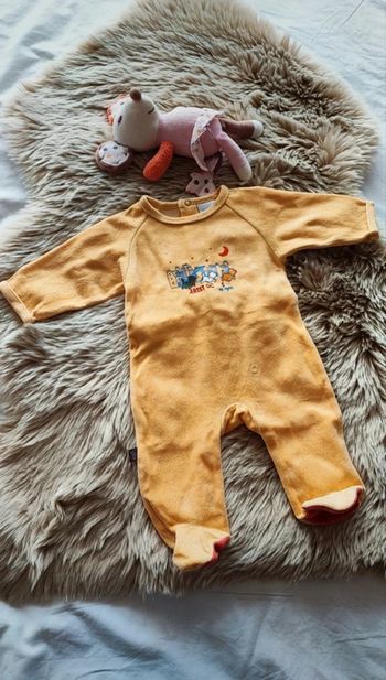 Pyjama chaud orange les Aristochats 1 mois