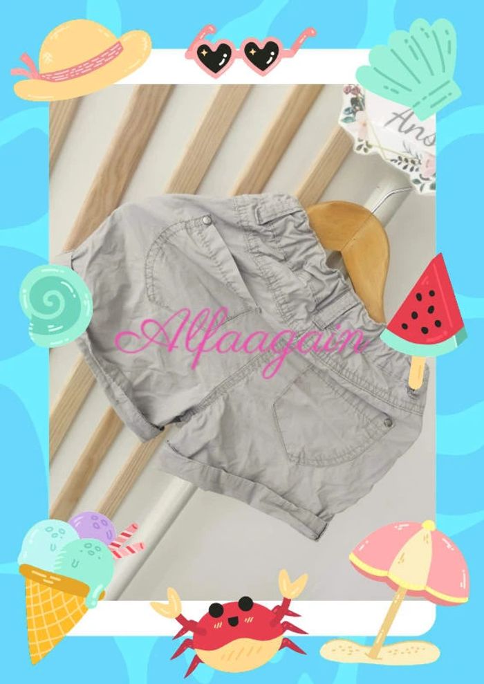 Short gris Kiabi 8ans - photo numéro 3