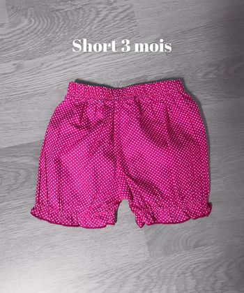 Short 3 mois