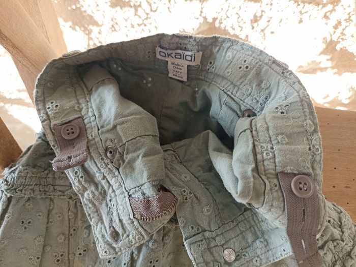 Jupe courte kaki Okaïdi 3 ans - photo numéro 4