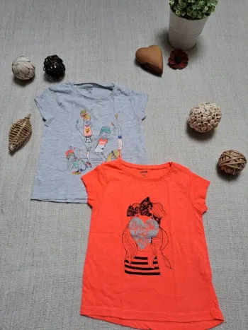 Lot de 2 t-shirts manches courtes Kiabi 2 ans