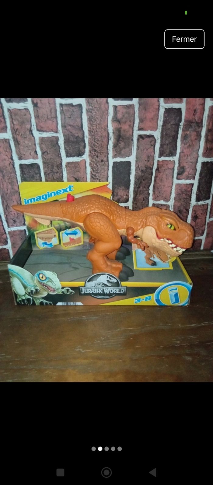 Dinosaure T-Rex Jurassic World imaginext - photo numéro 5