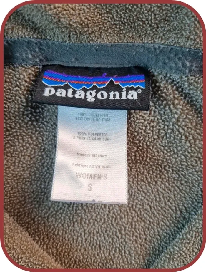 Veste polaire marron à fermeture Patagonia Femme Taille S - photo numéro 2