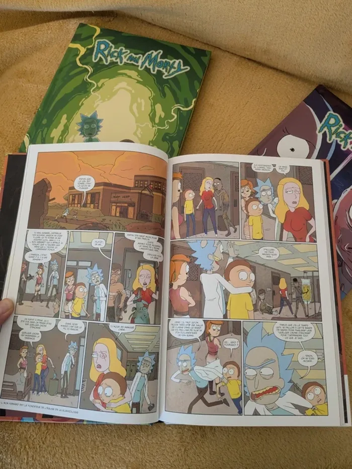 3 bd Rick and Morty, neuves, tomes 1, 2 et 3 - photo numéro 2
