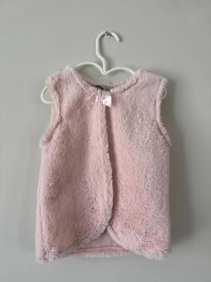👚Gilet sans manche tout doux - lee Cooper- fille 36 mois