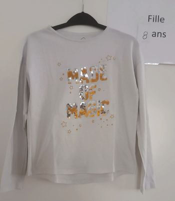 T-shirt ml tex 8 ans