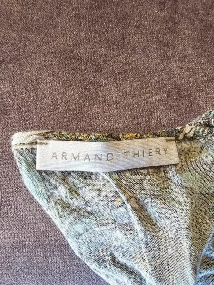 Blouse ample à fleurs Armand Thiery – Taille unique - photo numéro 3