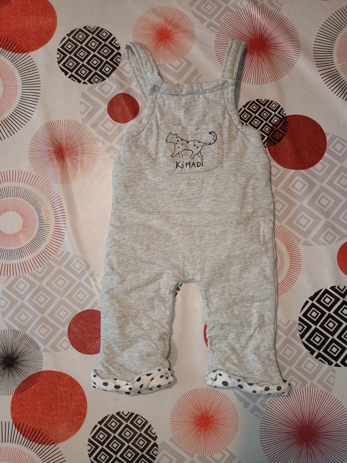 Salopette molletonnée mixte 👦 👧 taille 9 mois - photo numéro 2