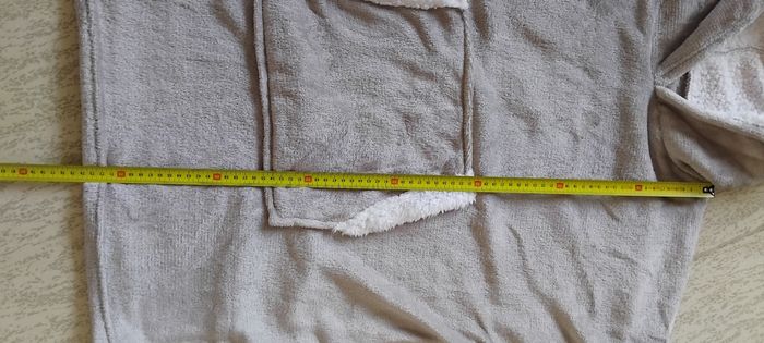 Poncho Polaire intérieur Quasi neuf beige nude - photo numéro 6