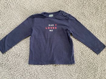 Teeshirt ML bleu marine 24 mois