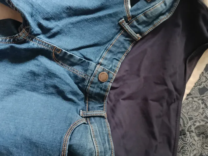 Jean grossesse Kiabi 38 slim bleu - photo numéro 2