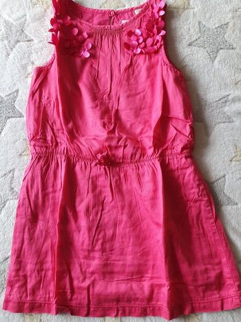 Robe rose sans manche Okaïdi