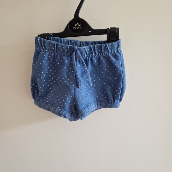 2 ans short bleu marine