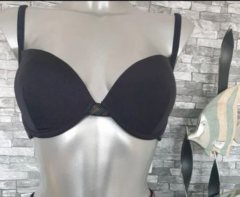 Haut de maillot de bain pushup noir T90/D