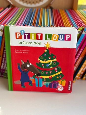 Livre p’tit loup prépare Noël 