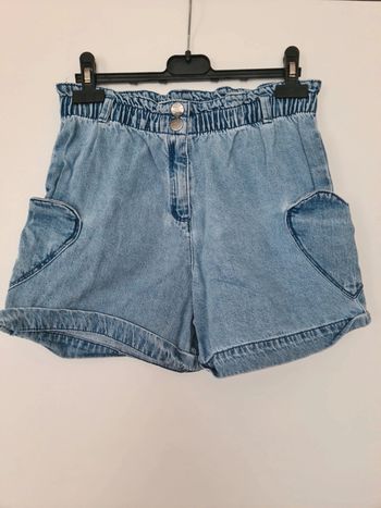 Short en jean fille DPAM bleu 12 ans